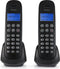 Profoon PDX-320 - DECT telefoon - 2 handsets - Duidelijk verlicht display - Zwart (2 stuks)