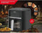 Olievrije friteuse - FAGOR - Airfryer FG5136 - 6,5 L - 1600 W - Touchscreen - 12 kookvoorinstellingen - Timer - Zwart