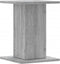 vidaXL - Plantenstandaards - 2 - st - 30x30x40 - cm - bewerkt - hout - grijs - sonoma