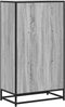 vidaXL - Boekenkast - 60x35x107,5 - cm - bewerkt - hout - grijs - sonoma - eikenkleur