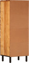 vidaXL - Hoge - kast - 40x33x110 - cm - massief - acaciahout