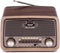 KoolTech Indie Retro Radio - AM/FM met Bluetooth - Bruin