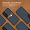 Accezz Samsung Galaxy S22 - Back Cover - Premium Leather Card Slot - Donkerblauw