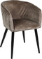 PTMD Eetkamerstoel Mace Velvet Sand 76,5 x 52 x 50