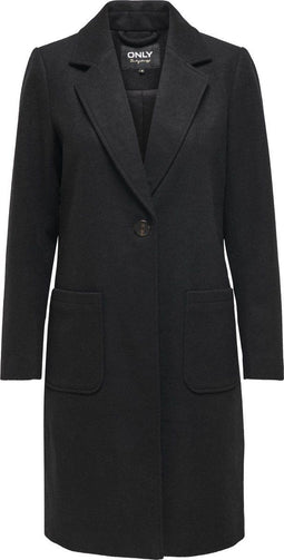 Only ONLOLIVIA-ASTRID WOOL COAT - Damesjas - Maat XS - Zwart