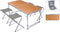 Relaxwonen | Campingtafel met 4 stoelen | 120 x 60 x 40cm