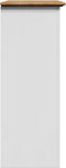 vidaXL - Gangkast - BODO - 80x35x90 - cm - wit - en - bruin