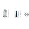 WESCO Pushboy - Prullenbak - 50 Liter - Roze