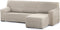 Hoes voor chaise longue met korte armleuning rechts Eysa ROC Wit 120 x 120 x 360 cm