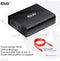 Club 3D CAC-1906 - Reisoplader 132W - 4 poorten USB Type-A en -C - Power Delivery (PD) 3.0 - Zwart