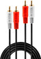 Lindy 35660 - Audio Kabel - RCA 1 m - Rood Wit