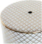 Bijzettafel DKD Home Decor Wit Porselein Gouden (33 x 33 x 42 cm)