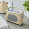 Swan Draagbare Retro Radio DAB+ - Creme - met Bluetooth