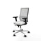 Piqueras y Crespo 2D086N0 - Bureaustoel - Verstelbare hoogte met armleuning - Wit
