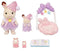 Sylvanian Families 5806 - Slaperige droomset - Marshmallowmouse jongen en baby met badaccessoires