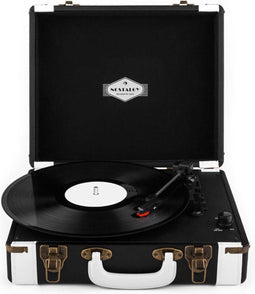 Auna Jerry Lee - Platenspeler - Digitalisering via USB - Wit/Zwart