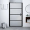 vidaXL - Douchedeur - mat - 81x195 - cm - gehard - glas