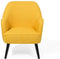 Fauteuil LOKEN Stof Geel