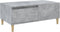 vidaXL - Salontafel - 90x50x36,5 - cm - bewerkt - hout - betongrijs