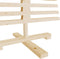 vidaXL - Kerstdecoratie - kerstboom - 120 - cm - massief - grenenhout