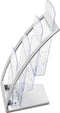 Deflecto Contemporary 693604 Folderhouder Zwart, Transparant 1/3 DIN A4 1 stuk(s) (b x h x d) 174 x 350 x 155 mm