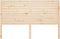 vidaXL - Hoofdbord - 186x4x100 - cm - massief - grenenhout