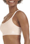 Adidas Scoop Lounge Bra - Bralette - 4 way stretch - Zwart/Peach (2PK)