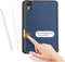Dux Ducis Domo - Tablet Hoes voor iPad Mini 6 (2021) - Dun design met magnetische sluiting - Donkerblauw