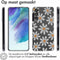 imoshion Hoesje Geschikt voor Samsung Galaxy S21 FE Hoesje Siliconen - imoshion Design hoesje - Meerkleurig / Daisy Flower