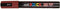 Verfstift Posca PC5M medium robijnrood | 6 stuks
