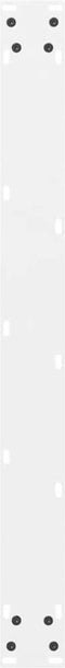 vidaXL - Salontafelpoten - 2 - st - 80x(72-73) - cm - staal - wit