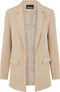 Pieces PCBOSSY LS LOOSE BLAZER NOOS - Dames Blazer - Loose Fit - Beige