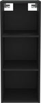 vidaXL - Wandkast - 34,5x32,5x90 - cm - bewerkt - hout - zwart