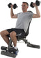 Tunturi Dumbbellset - Gietijzer 20kg - Halterset met schroefsluiting - Zwart