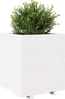 vidaXL - Plantenbak - 60x60x72,5 - cm - massief - grenenhout - wit