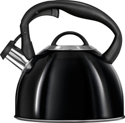 Smile - RVS Fluitketel - 3 Liter - Alle Warmtebronnen - Zwart