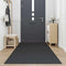 vidaXL - Deurmat - 115x400 - cm - zwart