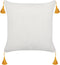 ABUTILON - Sierkussen set van 2 - Lichtbeige - 45 x 45 cm - Polyester