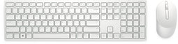 Dell KM5221W - Toetsenbord met Muis - 12 Hotkeys Draadloos QZERTY Wit (2 stuks)