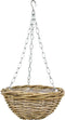Hanging Basket Riet Grey D30cm