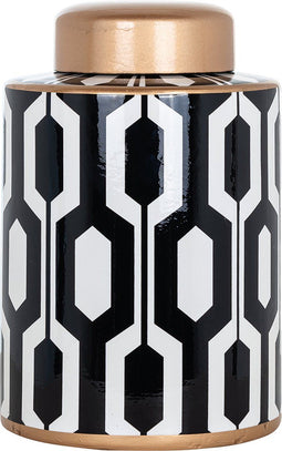 Richmond Pot Faylinn klein (Black/white)