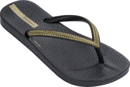 Ipanema Anatomic Mesh Kids - Teenslipper - Anatomisch voetbed - black/gold - maat 27