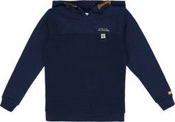 No Way Monday U-BOYS - Jongens Hoodie - Met capuchon - Donkerblauw - Maat 116