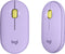 Logitech Pebble M350 - Draadloze Muis - Bluetooth - Stil - Lavender