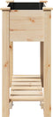 vidaXL - Tuinbak - met - Plank - 71x37x76 - cm - Massief - Vurenhout
