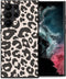 iMoshion Hoesje Geschikt voor Samsung Galaxy S23 Ultra Hoesje Siliconen - iMoshion Design hoesje - Zwart / Leopard