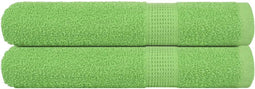 vidaXL - Saunahanddoeken - 2 - st - 80x200 - cm - 360 - g/m² - 100% - katoen - appelgroen