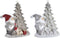 Kerstversiering DKD Home Decor Boomstructuur Hars (15 x 10 x 18 cm) (2 Stuks)