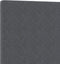 vidaXL - Hoofdbord - Simpel - Design - Donkergrijs - 140 - cm - Corduroy