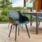Hartman Sophie Elegance tuinstoel - armleuningen - donkergroen - set van 2 (2 stuks)